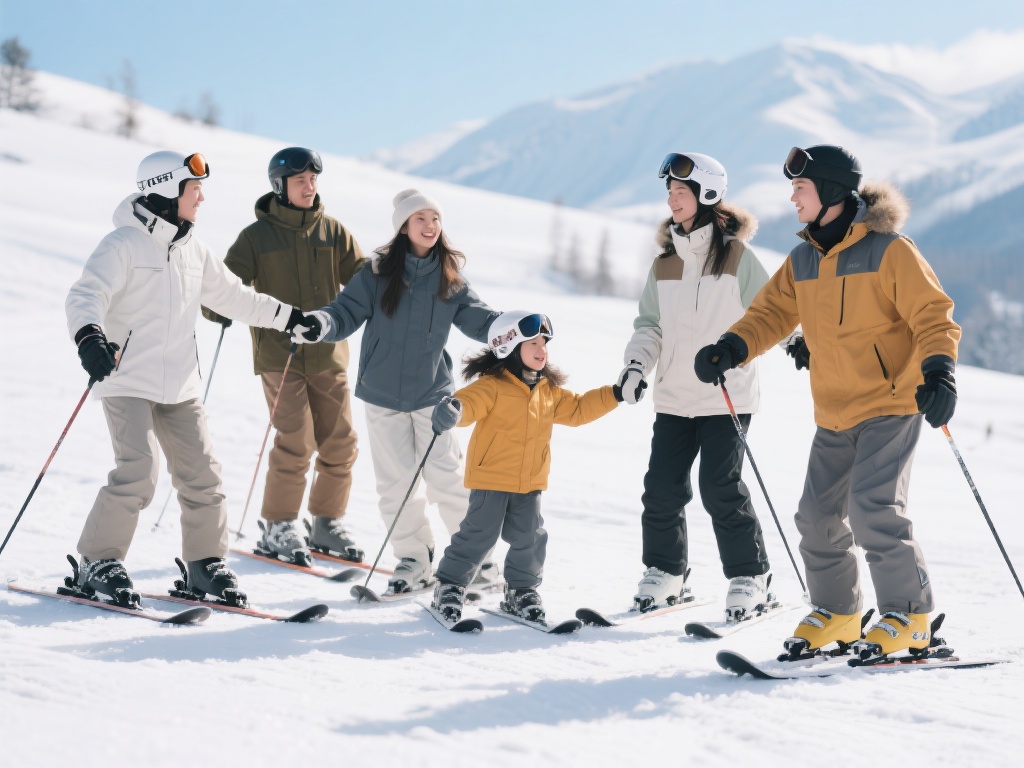 爱游戏体育滑雪 (爱游戏体育滑雪:体验冰雪运动的极致魅力) 此外,滑雪也是一项社交属性极强的活动。朋友、家人一