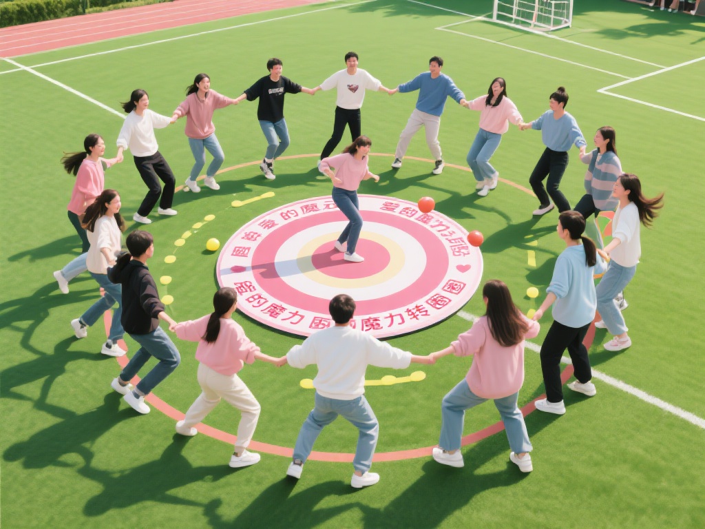爱的魔力转圈圈体育游戏 (爱的魔力转圈圈：趣味体育游戏欢乐无限）